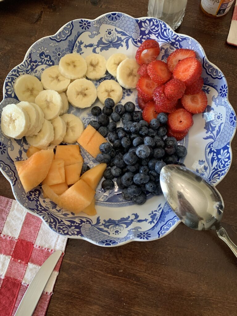 Fruit for dinner – Why not!