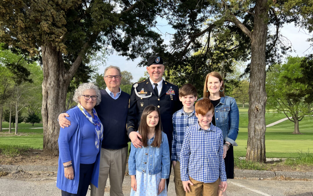 Moms 92 and Matt Retires from Army after 22 years