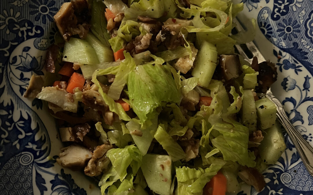 Simple BBQ Chicken Salad